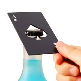 Spade A stainless steel bottle opener