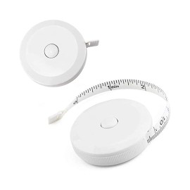 Round Plastic Automatic Shrinking Tape Measure
