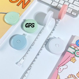 Round Plastic Automatic Shrinking Tape Measure