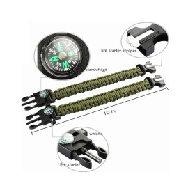 Multi Functional Outdoor Survival Bracelet