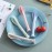 3-in-1 Eco-friendly Portable Wheat Straw Travel Cutlery Set