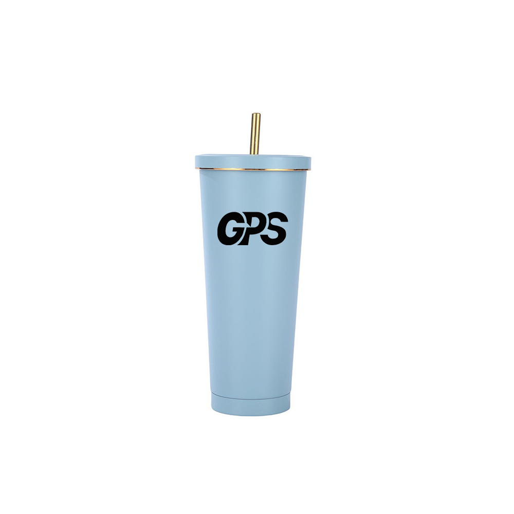 Double Layer Stainless Steel Straw Cup