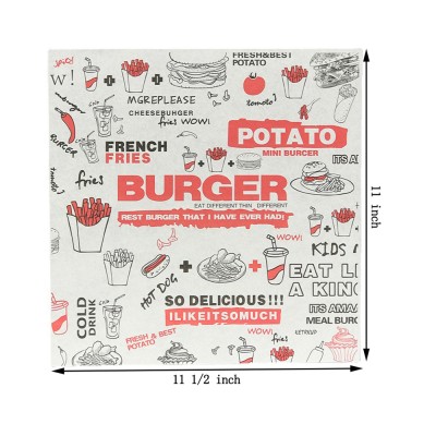 Hamburger Sandwich Baking Greaseproof Paper