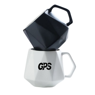 Diamond Shaped Ceramic Cup