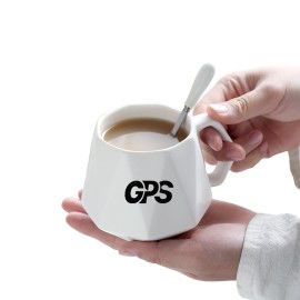 Diamond Shaped Ceramic Cup