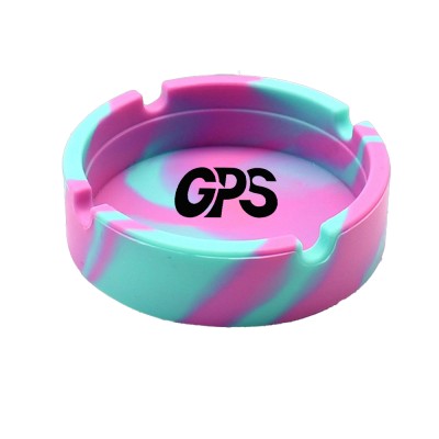 Round Silicone Ashtray For Cigarettes
