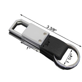 Leather Metal Key Chain