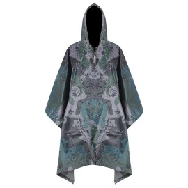 Multifunctional Rain Poncho for Adult