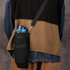 40oz Neoprene Cup Sleeve With Strap And Pocket