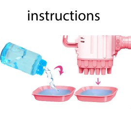 32 Holes Kid's Toy Bubble Machine Gun