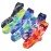 Trendy Tie Dye Mid Tube Cotton Socks