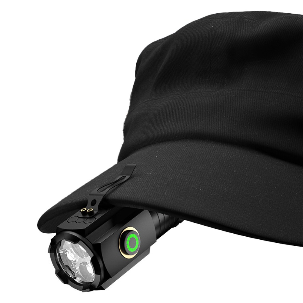 Strong Light Aluminum Alloy Cap Clip Lamp