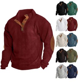 Men's Fashion Casual Long Sleeved Sweatshirt