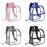 12" x 6" x 10.5" Cold Resistant Transparent PVC Mini Backpack