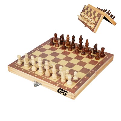 2 In 1 Foldable Wooden Magnetic Chess Set
