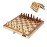 2 In 1 Foldable Wooden Magnetic Chess Set
