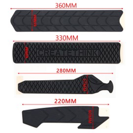 Silicone Bicycle Frame Protection Sticker