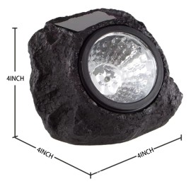 Solar Outdoor Stone Decorative Waterproof Light