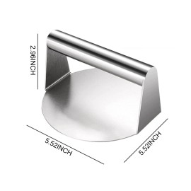 Thickened Stainless Steel Hamburger Pressing Plate