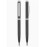 5.3" Black Metal Twist Ballpoint Pen