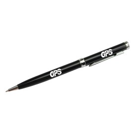 5.3" Black Metal Twist Ballpoint Pen