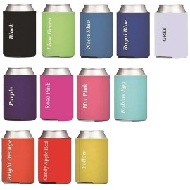 Neoprene Collapsible Canned Drinks Beverage Holder