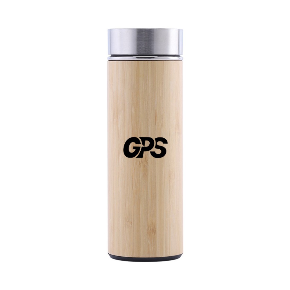 450ml Bamboo shell water bottle with tea infuse