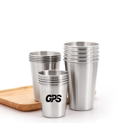 500ml single wall SS304 beer cup with custom logo