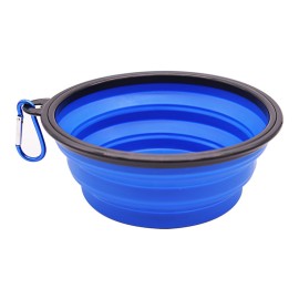350ml silicone collapsible portable pet bowl