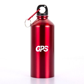 400ml custom pantone color aluminum water bottle with carabiner