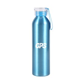 600ml Customized Promotional Aluminum Sport Water Bottle With Lid