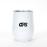 12oz SS304 Coffee Mugs Double Walled Egg Wine Cup With Lid