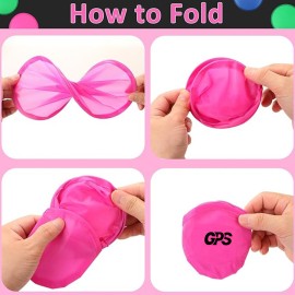 Foldable Flying Disc or Fan with Storage Bag
