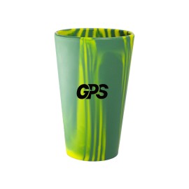 470ml silicone mug with colorful pattern