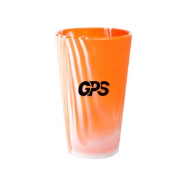 470ml silicone mug with colorful pattern
