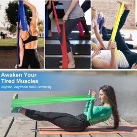 Custom logo yoga elastic Stretching band