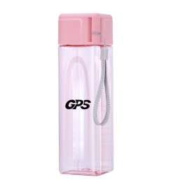500ml Square shaper water bottle bottle with rope