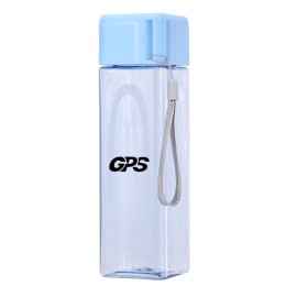 500ml Square shaper water bottle bottle with rope