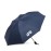 Manual opening and closing of folding travel umbrella