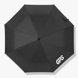 Manual opening and closing of folding travel umbrella
