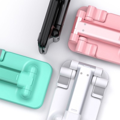 Foldable and adjustable smartphone stand