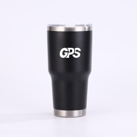 30 oz Idouble wall stainless steel coffee cups with lid and powder coating