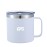 12oz Powder-Coated Stainless Steel Insulated Travel Mug with Handle