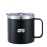 12oz Powder-Coated Stainless Steel Insulated Travel Mug with Handle