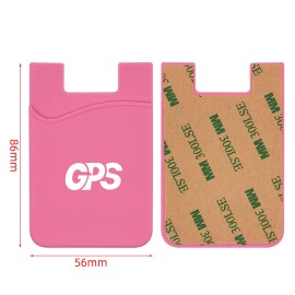 Silicone Phone wallet with Custom Imprint Adhesive Card Holder