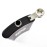 8OZ black color single wall hip flask
