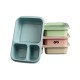 Wheat Straw Grid Insulated Lunch Box