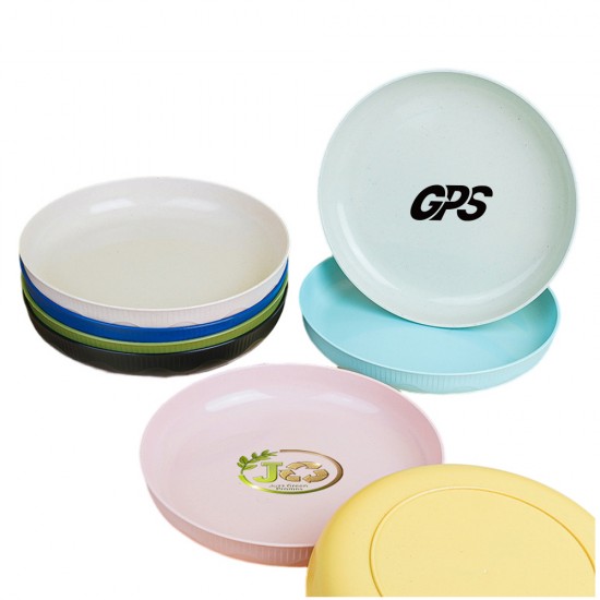 Wheat Straw Eco Friendly Salad Plate