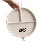 Wheat Straw Three Divider Plate