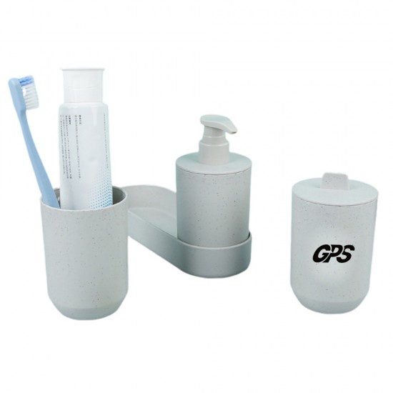 Wheat Straw Bath Container Set
